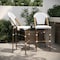 Flash Furniture WhiteGray PE Rattan Stacking Paris Stool, 2PK 2-SDA-AD642001-F-BS-WHGY-NAT-GG - alternate 1